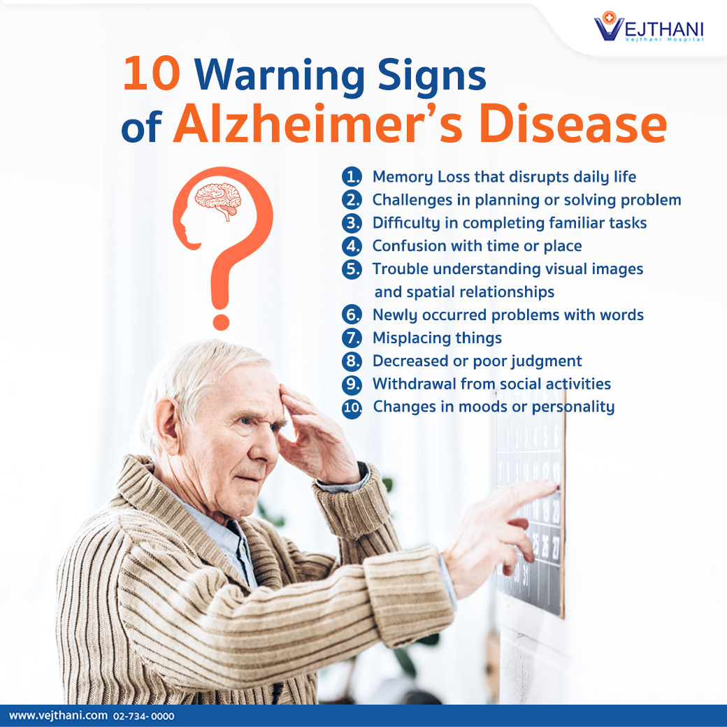 10 Warning Signs of Alzheimer’s Disease - Vejthani Hospital