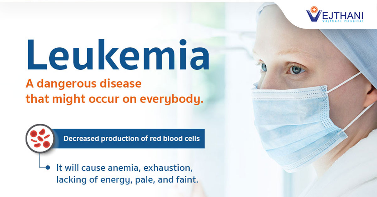 Leukemia , a dangerous disease that might occur on everybody. - Vejthani