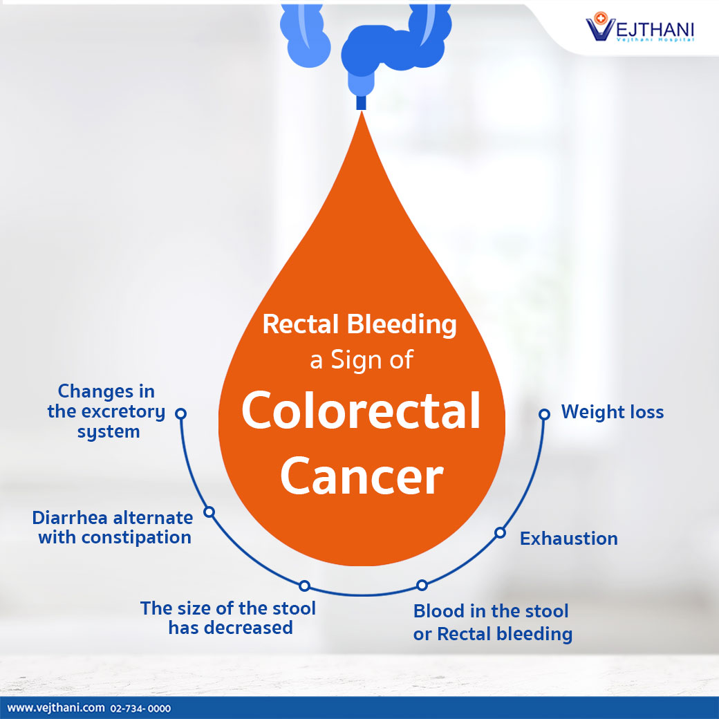 Blood In The Stool A Sign Of Colorectal Cancer Vejthani Hospital 