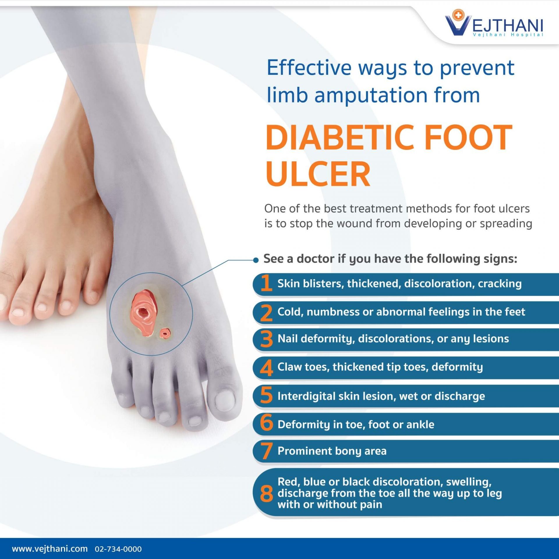 Ulcer prevention for diabetics