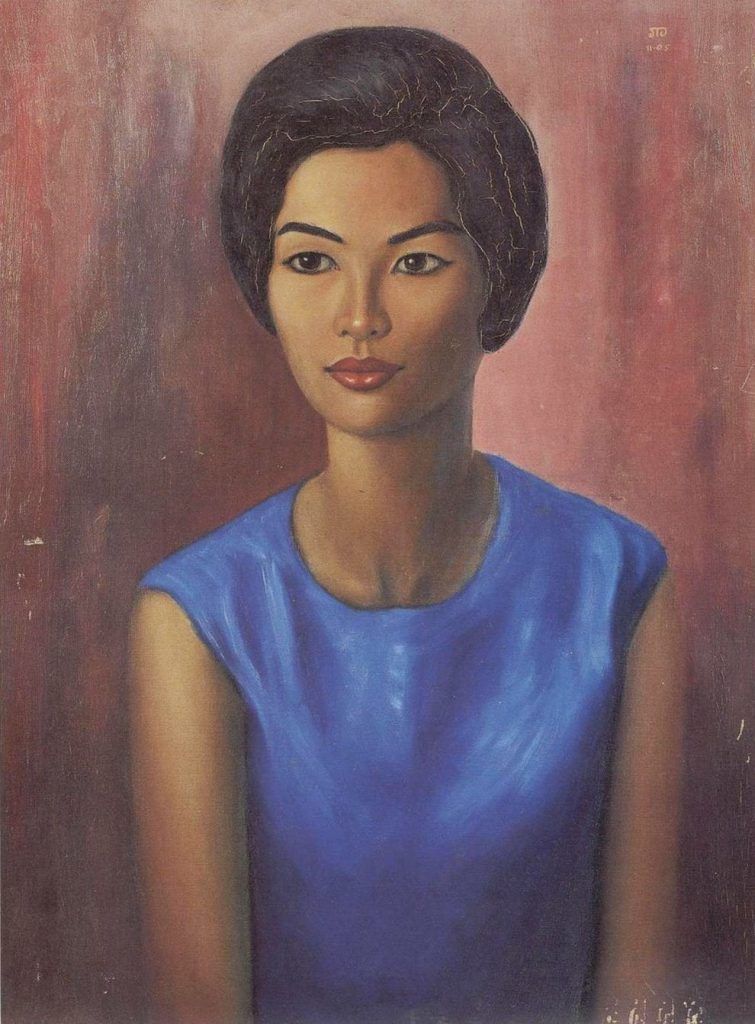 ภาพวาดฝีพระหัตถ์ ในหลวงร.9 Painting 08 Canvas_70x50 cm