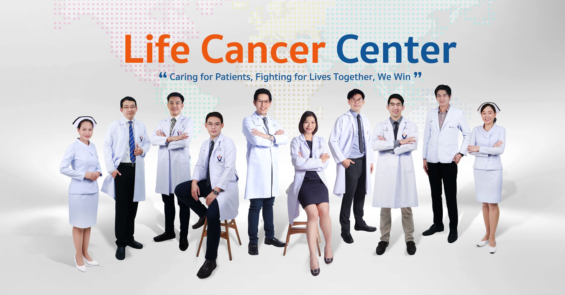 Life Cancer Center - Vejthani Hospital  JCI Accredited International  Hospital in Bangkok, Thailand.