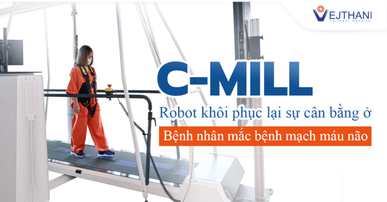 C-Mill-Thiết bị hồi chức năng thăng bằng đối với bệnh nhân Mạch máu não