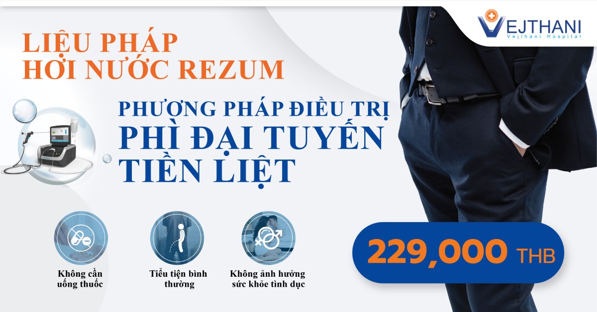 “REZUM WATER VAPOR THERAPY” – Giải pháp điều trị tối ưu cho phì đại tuyến tiền liệt lành tính