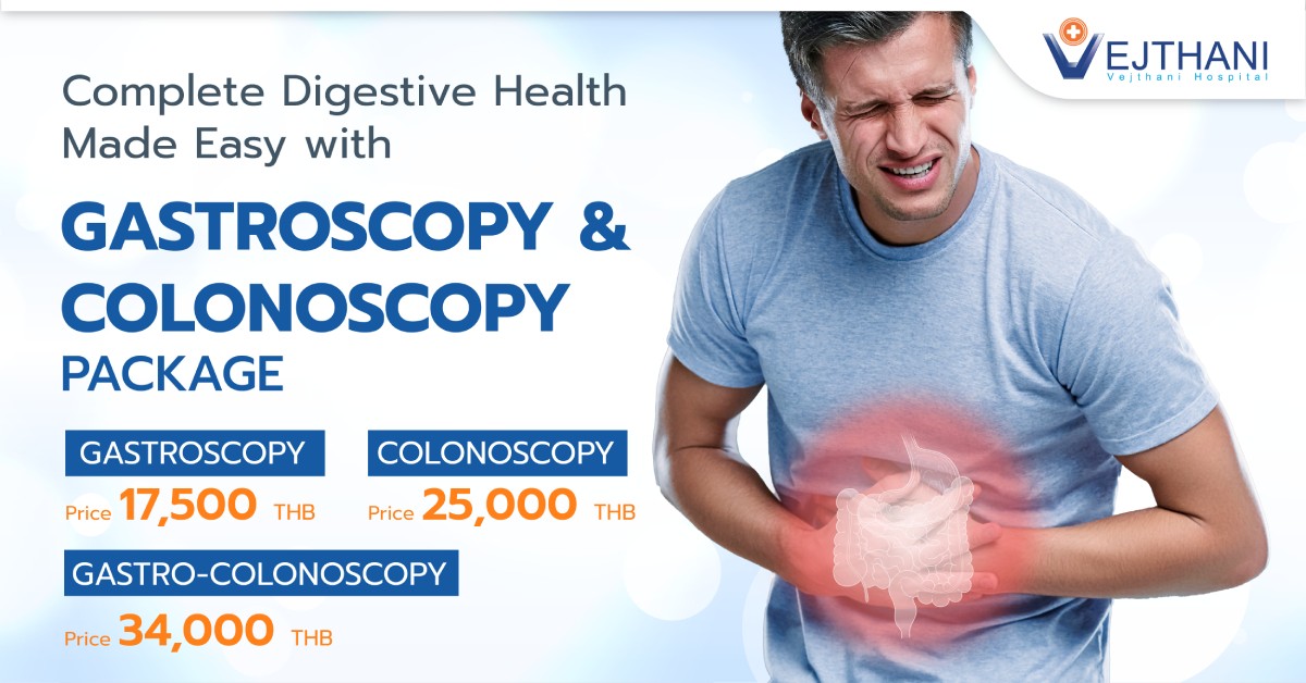 Complete Digestive Health Made Easy with Gastroscopy & Colonoscopy Package